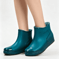 thumbnail image 1 of Womens Short Rain Boots PVC Rubber Rain Footwear Non-Slip Pull On Farming Outdoor Work Lawn Care Rainboots Waterproof Ankle Boots, 1 of 6