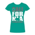 thumbnail image 1 of Womens Short-Sleeve California Republic T-Shirt - Kelly Green - Small, 1 of 1
