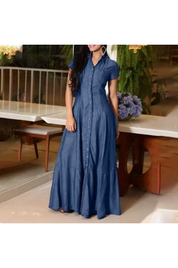 walmart blue jean dress Denim and Supply Dresses for Women Sexy V-Neck Backless Short avail-EDS-7.27 Size:18.5