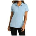 thumbnail image 1 of Womens Short Sleeve Easy Care SuperPro React Polo Shirt Cloud Blue XS, 1 of 5