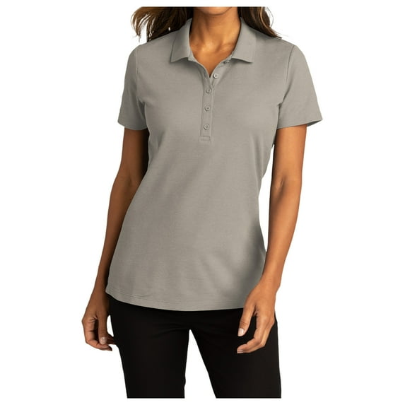 Womens Short Sleeve Easy Care SuperPro React Polo Shirt Gusty Grey S