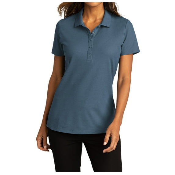 Womens Short Sleeve Easy Care SuperPro React Polo Shirt Regatta Blue 4XL
