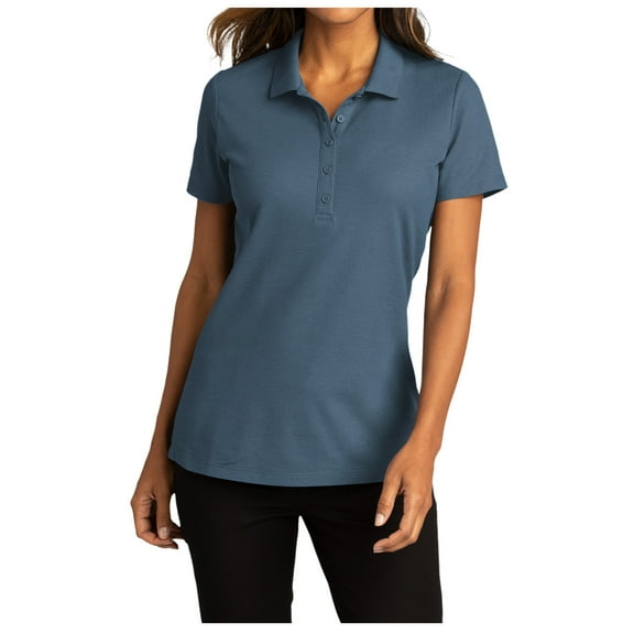 Womens Short Sleeve Easy Care SuperPro React Polo Shirt Regatta Blue L