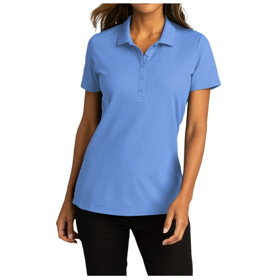 Womens Short Sleeve Easy Care SuperPro React Polo Shirt Ultramarine Blue L