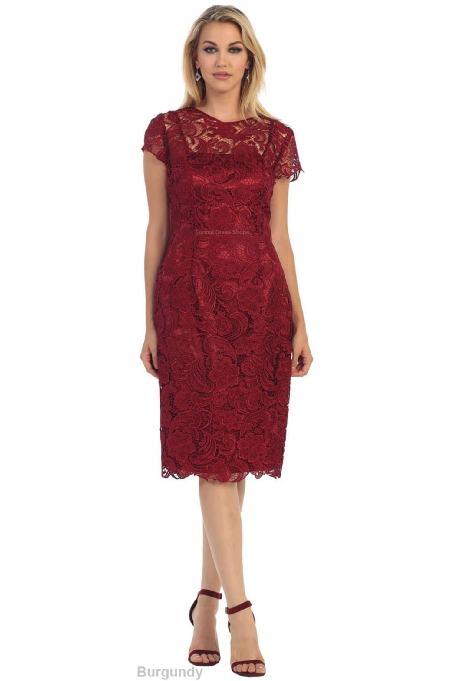 strapless open back dress A-LINE GOWN WITH MULLET CAPE IN DARK RED