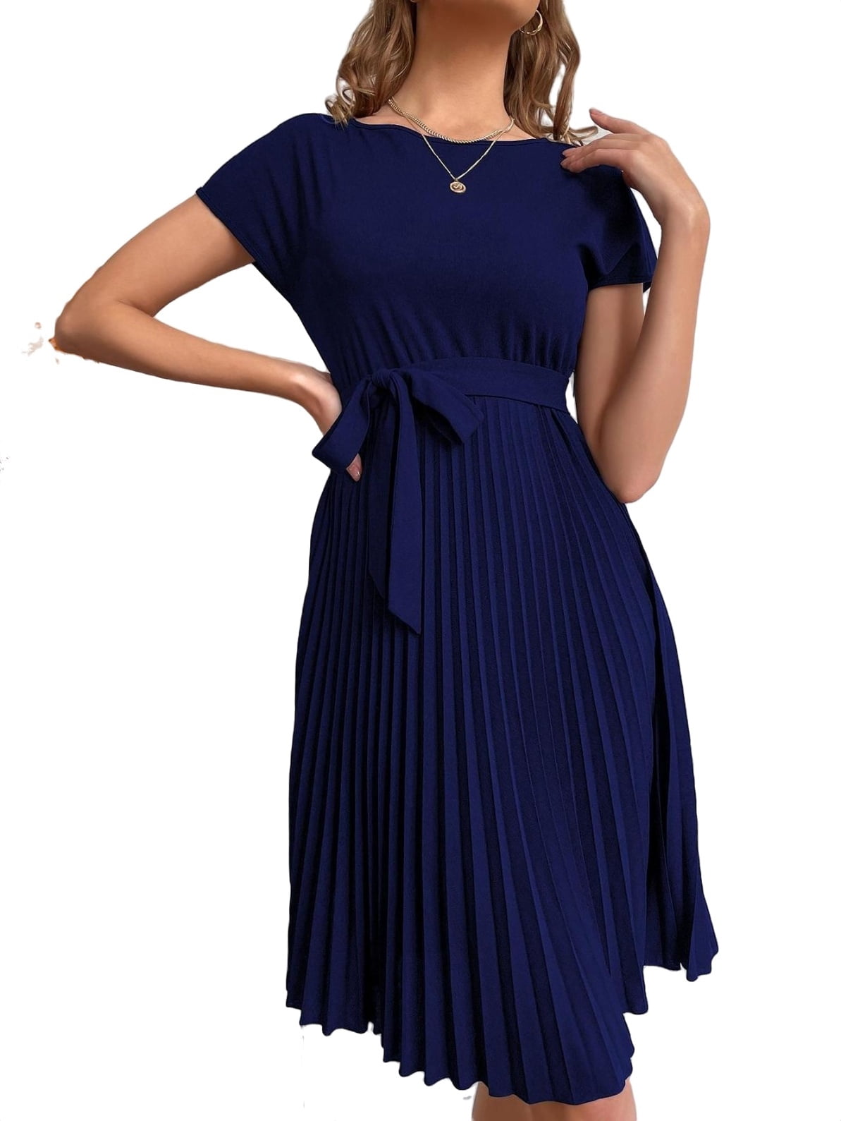Short Sleeve Midi-Dress main image 0