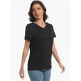 thumbnail image 1 of Womens Short Sleeve Round Neck Shirts Summer Top Fashion Basic Tee, 1 of 6