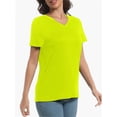 thumbnail image 1 of Womens Short Sleeve Round Neck Shirts Summer Top Fashion Basic Tee, 1 of 6