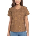 thumbnail image 1 of Womens Short Sleeve T Shirts Casual V Neck Tops Tee, Ancient Egypt Vintage, 1 of 6