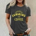 thumbnail image 1 of Womens Short Sleeve Tops Fashion Print Loose Crew Neck T Shirts 2026 Summer Trendy Basic Tees, 1 of 2