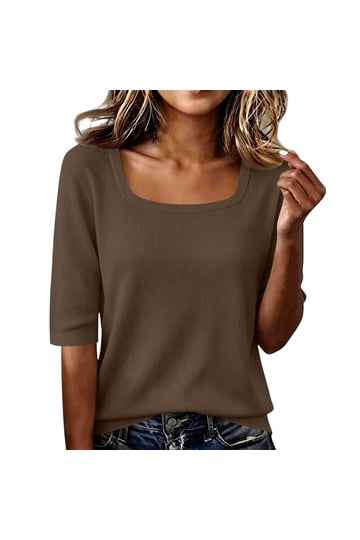 Square Neck Tops for Women and Men