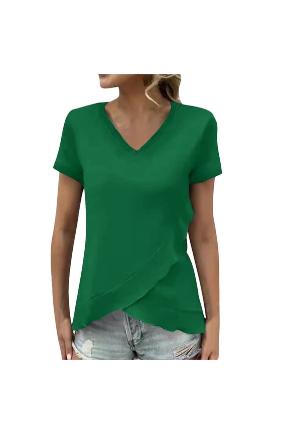 Womens Short Sleeve Tops, Women Deep V Neck Low Cut Long Sleeve Slim Shirt Tee Top Blouse