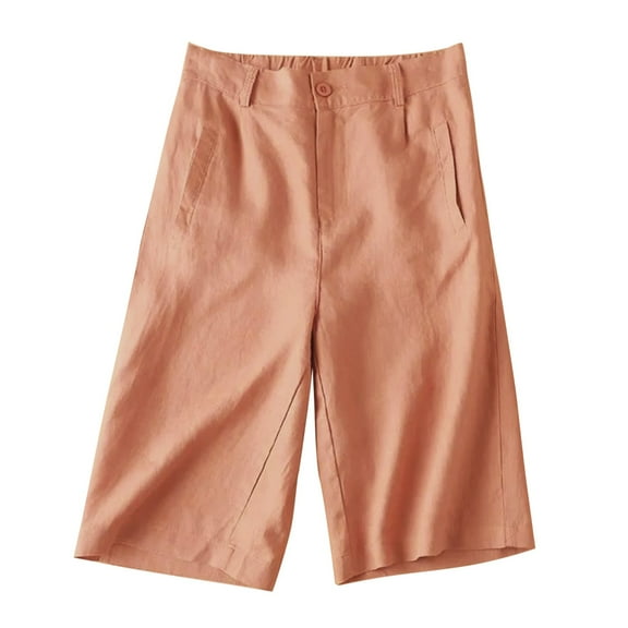 Womens Shorts 2025 Summer Comfy Drawstring Casual Casual Wide Leg Elastic Waist Ed Flowy Shorts with Pockets M-3XL