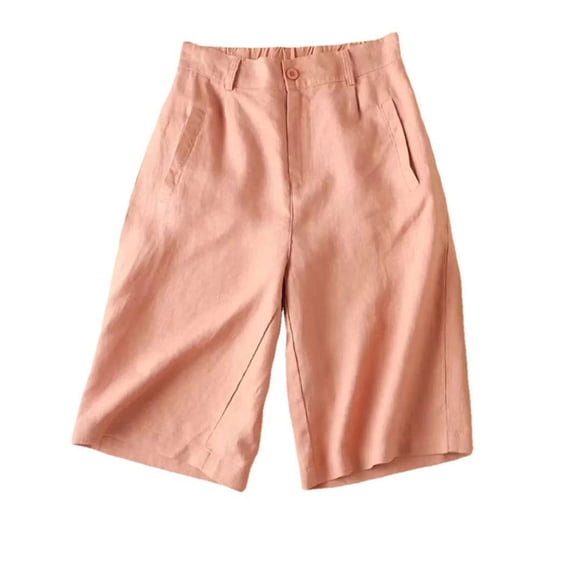 Womens Shorts 2025 Summer for Dressy High Waisted Work Lightweight Button Down Comfy Casual Jean Shorts with Pockets M-2XL