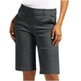 thumbnail image 1 of Womens Shorts Casual,Bermuda Shorts for Women Trendy Casual Summer High Waisted Shorts Straight Leg Hiking Vacation Outfits, 1 of 8