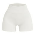 thumbnail image 1 of Womens Shorts Casual Elastic Waist Wide Leg Casual Womens Athletic Shorts 2026 Vacation Beach Clothes White M, 1 of 3