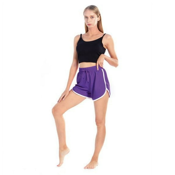 Womens Shorts Casual Summer Comfy Sweat Juniors Shorts Elastic High Waist Running Shorts Soft and Comfy Activewear