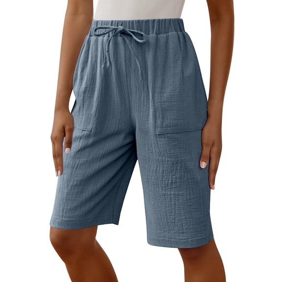 Womens Shorts Casual Summer Pants Men Loose High Waisted Short S-3XL