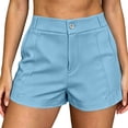 thumbnail image 1 of Womens Shorts Casual,Women Summer Elastic High Waist Straight Leg Shorts Lightweight with Pockets Casual Golf Hiking Outdoor Daily Shorts, 1 of 9