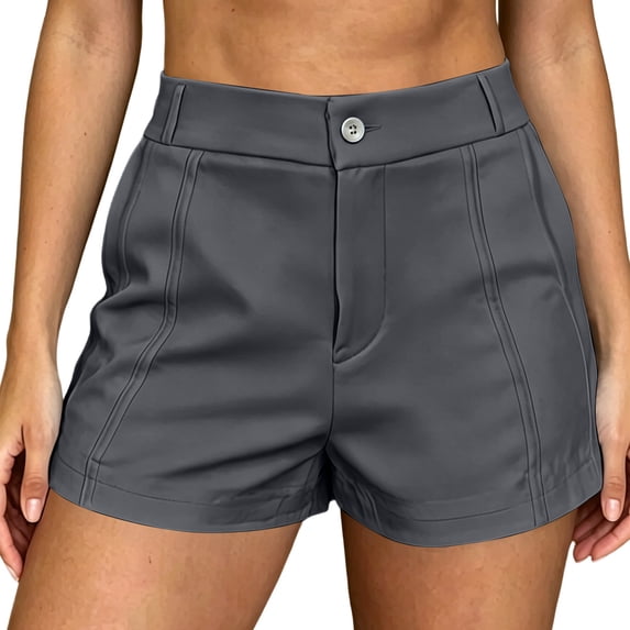 Womens Shorts Casual,Women Summer Elastic High Waist Straight Leg Shorts Lightweight with Pockets Casual Golf Hiking Outdoor Daily Shorts