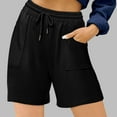 thumbnail image 1 of Womens Shorts Clearance Stretchy Soft Women's Shorts 7 Inch Inseam Great Fit Baggy Lightweight High Waisted Shorts for Women My Recent Orders, 1 of 7