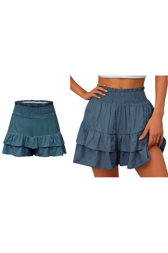 Womens Shorts Elastic High Waist Shorts Comfy Loose Fit Clothes for Women Lounge Short Cute Summer Shorts Casual Shorts