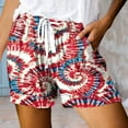 thumbnail image 1 of BJUTIR Womens Shorts For Summer Casual Drawstring Shorts Elastic Belt Shorts Pockets, 1 of 4