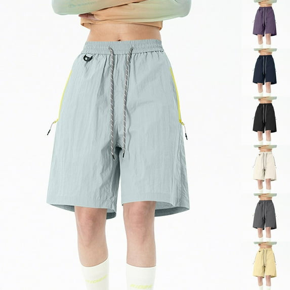 Womens Shorts Outdoor Drying Workwea Curved Knife Pants Paratrooper Sports Pants Shorts Everyday Shorts for Women