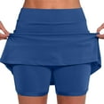 thumbnail image 1 of Womens Shorts Plus Size Running Gym Athletic Skorts Summer Active Mid Rise Shorts, 1 of 5