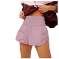 thumbnail image 1 of Womens Shorts Running Quick Workout Elastic Athletic Yoga Dry High Waist Trousers, 1 of 5