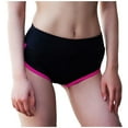 thumbnail image 1 of Womens Shorts Stretchy Solid Color Elastic Band Sports Running Fitness Leisure Yoga Loose High Waisted Short S-XL, 1 of 5