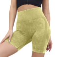 thumbnail image 1 of Womens Shorts Water Washed Scrub Pants Seamless High Waist Peach Lifting Jogging Fitness Yoga Pants Casual Summer Jean Shorts S-L, 1 of 6