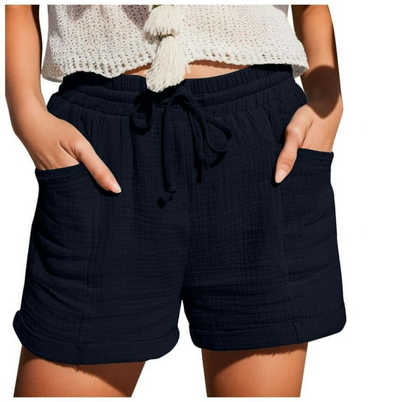 Womens Shorts Women Straight Leg Casual Pants High Waist Sports Loose Shorts Fashion Pants