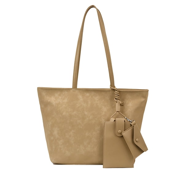 Womens Shoulder Bags Matte Soft Leather Tote Bag Retro and Versatile Single-Shoulder Bag for Women Autumn and Winter 2025 New Style Underarm Bag Beige Handbag