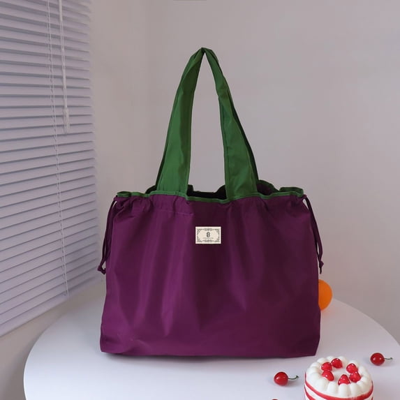 Womens Shoulder Tote Bag Large Capacity Nylon Handbag For Daily Shopping Casual Wear And Travel Use