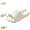 thumbnail image 1 of Womens Shower Shoes Casual Fashion Home Slippers Shower Shoes Pool Slides Sandals Thick Sole Soft Sole Lightweight Breathable Slippers White 8 [EU-40], 1 of 5