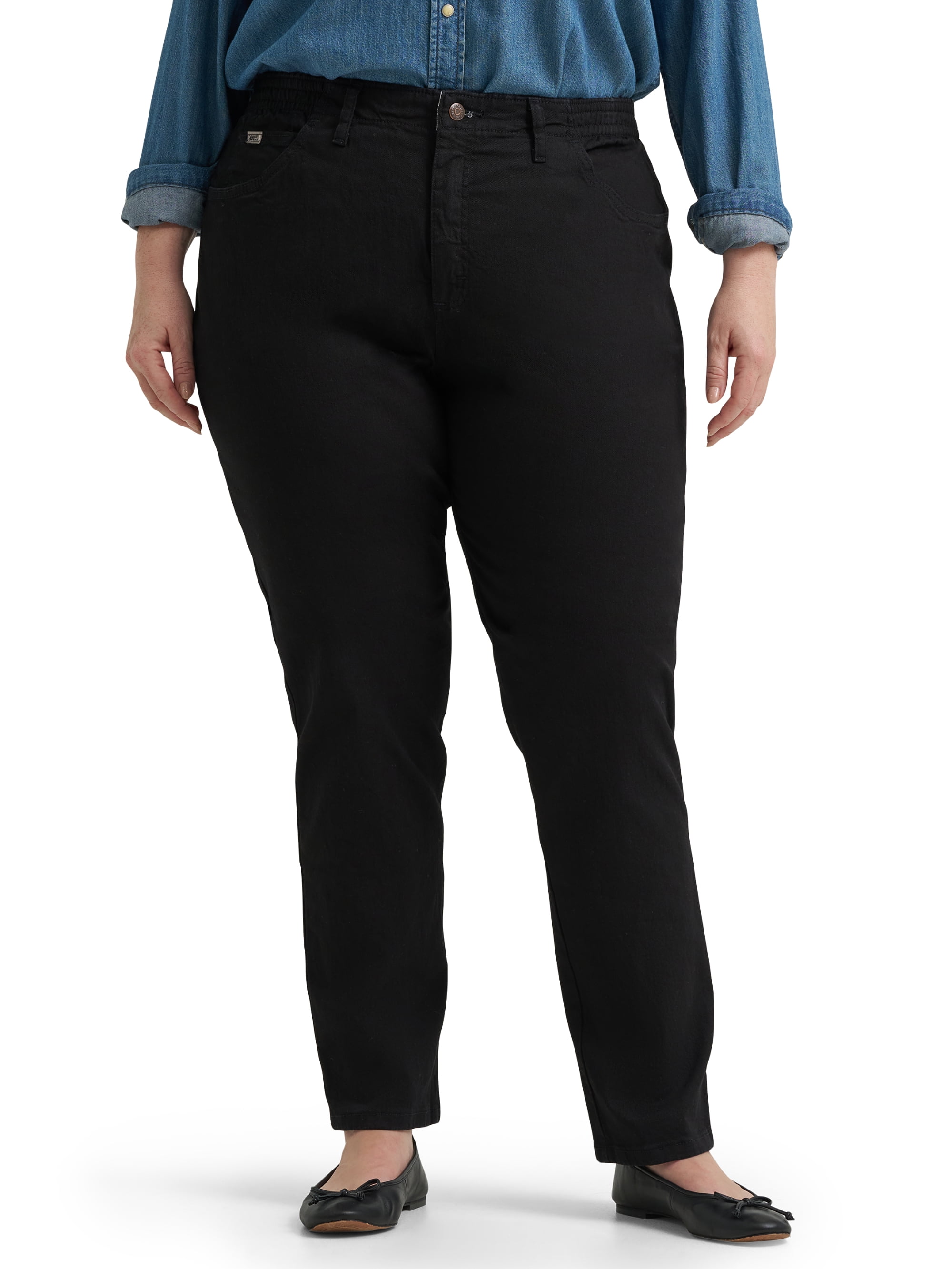 Lee® Women's and Plus Side Elastic Denim Jeans