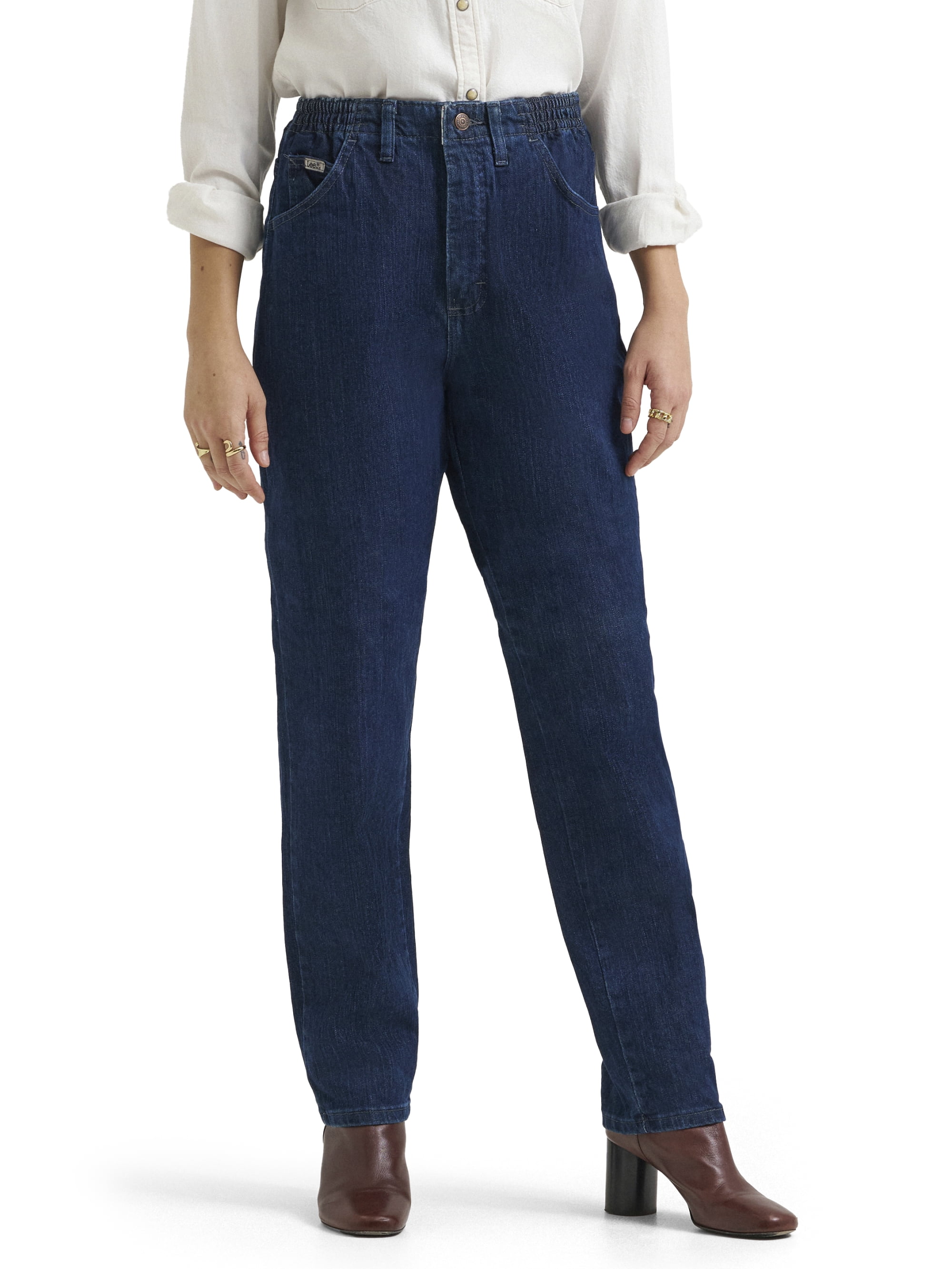 Lee® Women's and Plus Side Elastic Denim Jeans