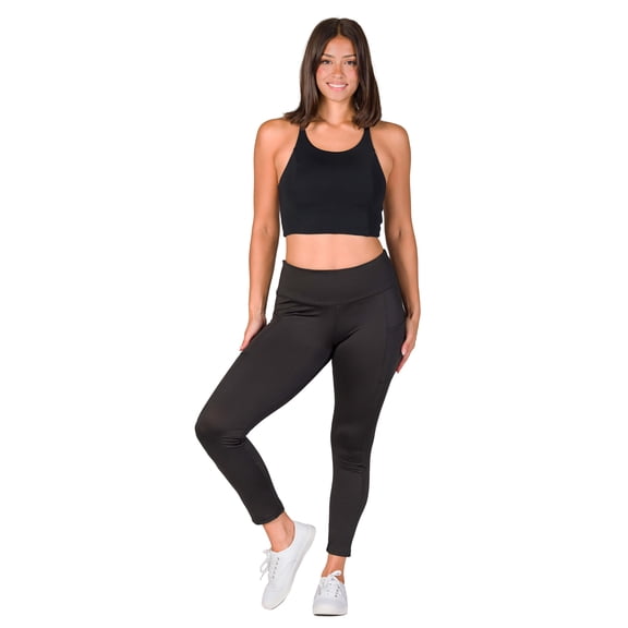 Womens Side Pocket Yoga Leggings