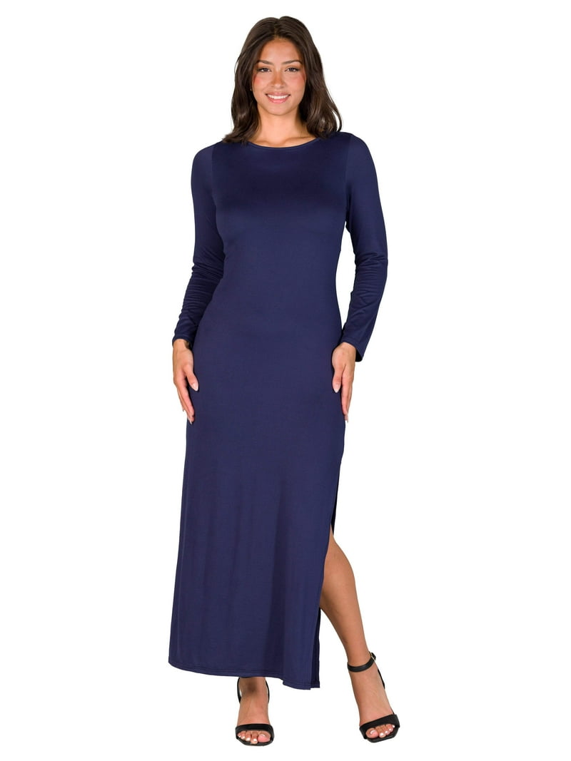 slim fit dress slacks Julietta Fitted Maxi Dress