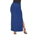 thumbnail image 1 of Womens Side Slit Maxi Skirt, 1 of 10