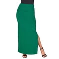 thumbnail image 1 of Womens Side Slit Maxi Skirt, 1 of 10