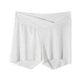 thumbnail image 1 of Womens Silk Satin Bottoms Shorts Mid Waist Short Pant Summer Casual Stretch Shorts, 1 of 7