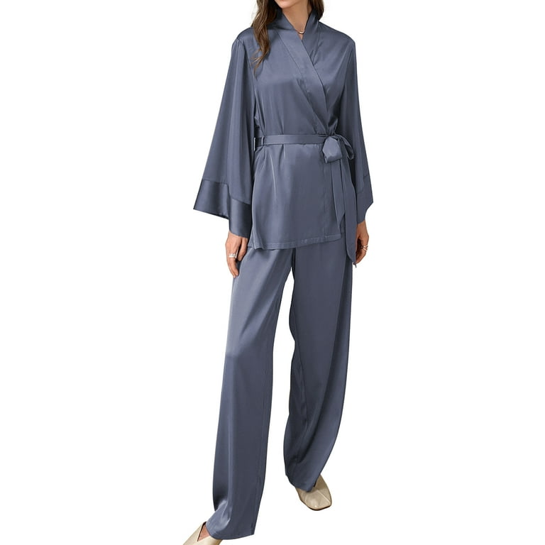 Satin pajamas 2025 walmart