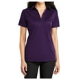 thumbnail image 1 of Womens Silk Touch Polyester Performance Polo Bright Purple Large, 1 of 6