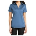 thumbnail image 1 of Womens Silk Touch Polyester Performance Polo Carolina Blue X-Large, 1 of 6