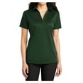 thumbnail image 1 of Womens Silk Touch Polyester Performance Polo Dark Green 3X-Large, 1 of 6