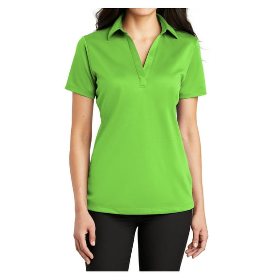 Womens Silk Touch Polyester Performance Polo Lime X-Small