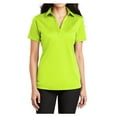 thumbnail image 1 of Womens Silk Touch Polyester Performance Polo Neon Yellow 3X-Large, 1 of 6