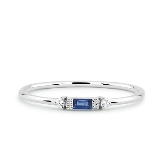 Womens Simple Micro Inlaid Zircon Ring